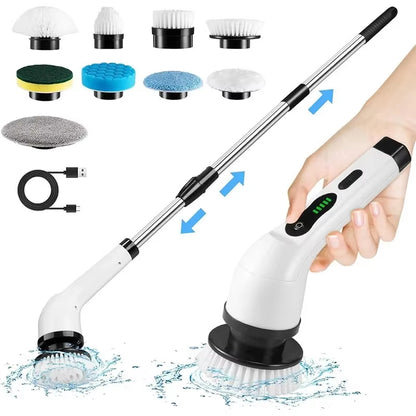 Powerful Cordless Electric Spin Scrubber Multipurpose Cleaning Brush for Shower Sink Tile Grout Kitchen Bathroom