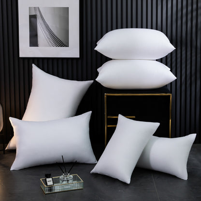 Rectangular Sofa Cushion Insert, Brushed Fabric Cover, Thickened Polyester Fiber Fill, Comfortable Backrest Pillow Core