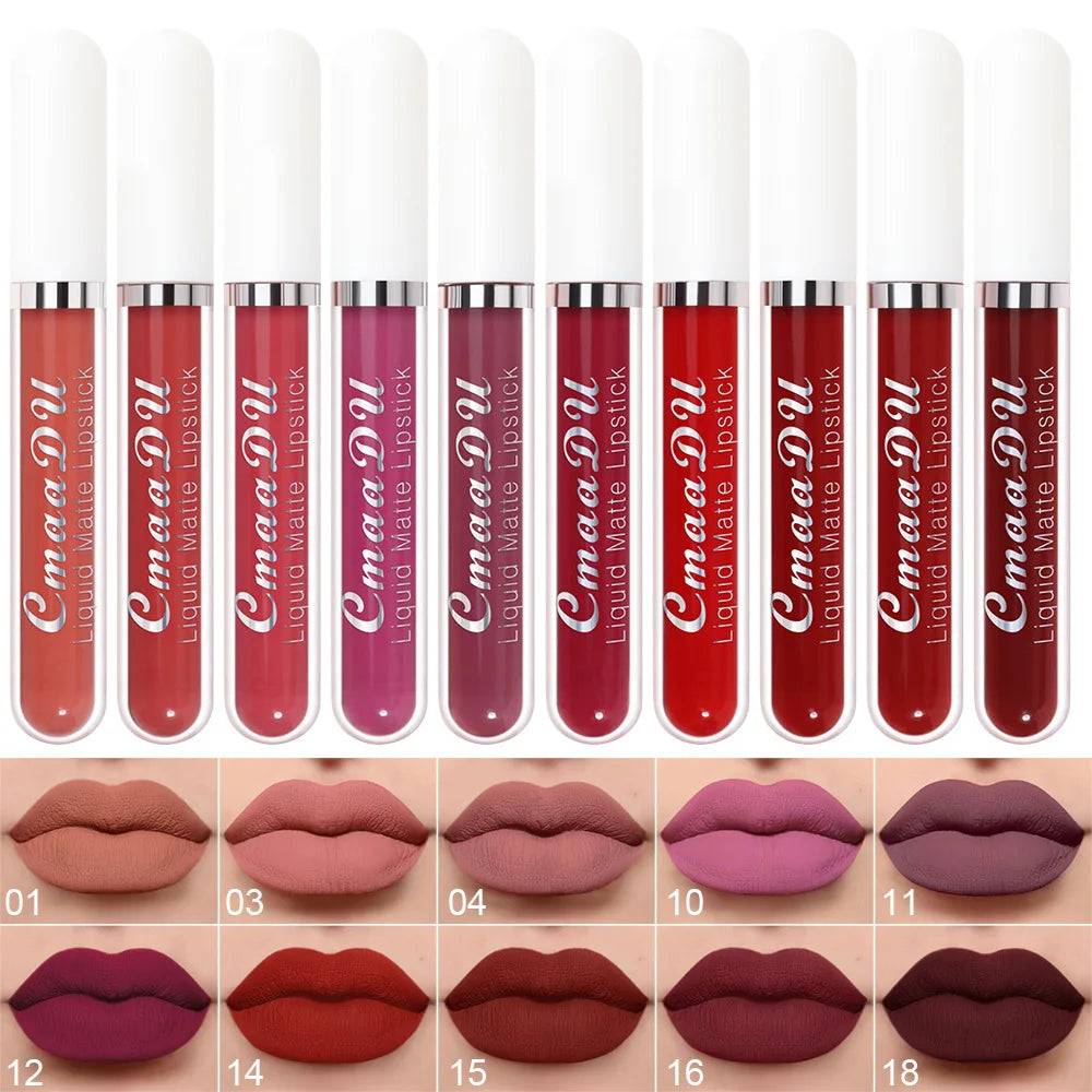Velvet Matte Waterproof Lip Gloss Set
